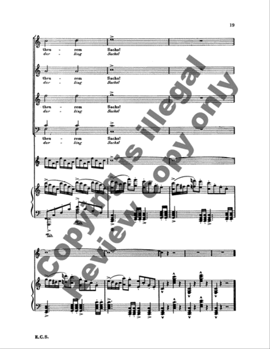 Die Meistersinger von Nurnberg Chorus and Finale by Richard