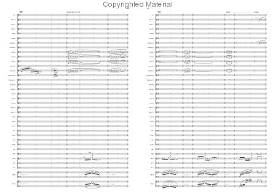 Variations on a Pentatonic Theme Concert Band scores gallery preview page 21
