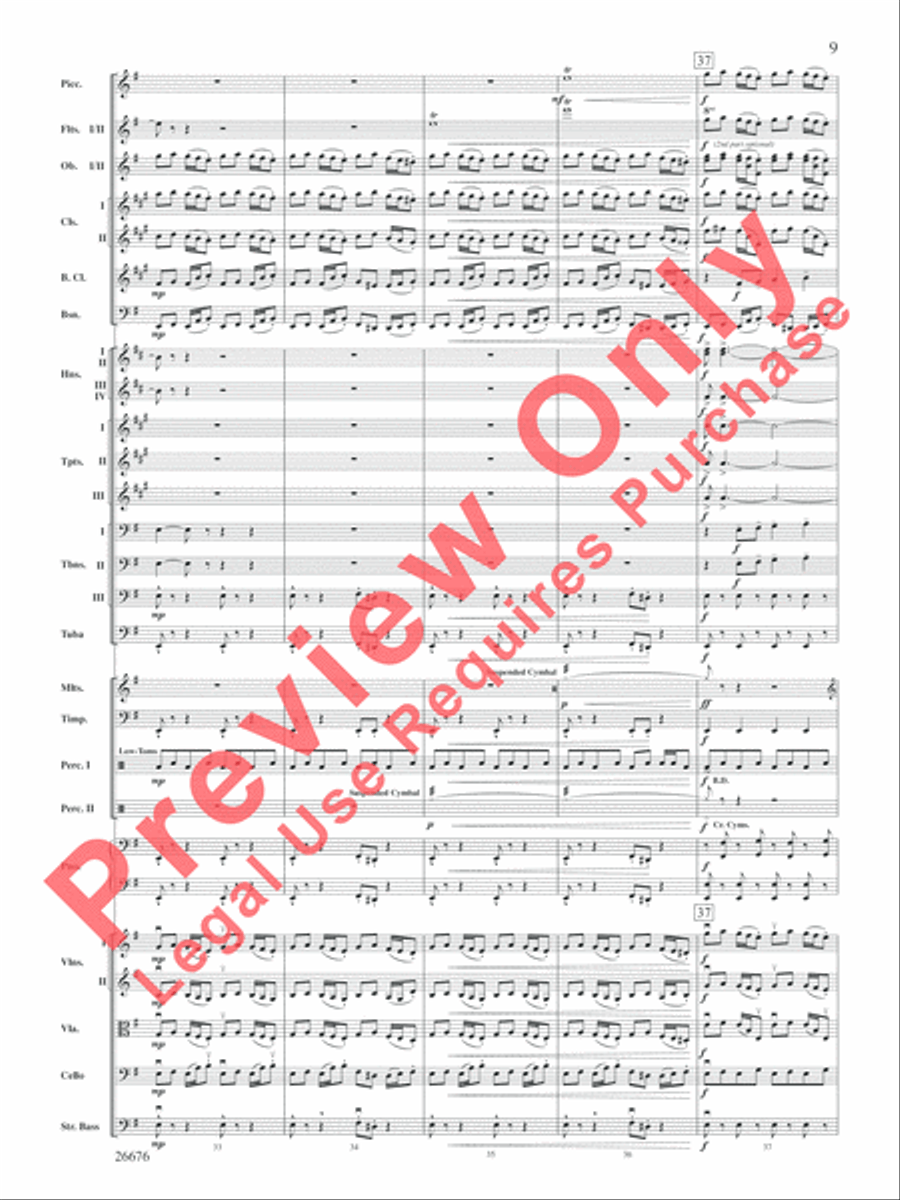 Star Wars Epic -- Part I, Suite from the Full Orchestra scores gallery preview page 10