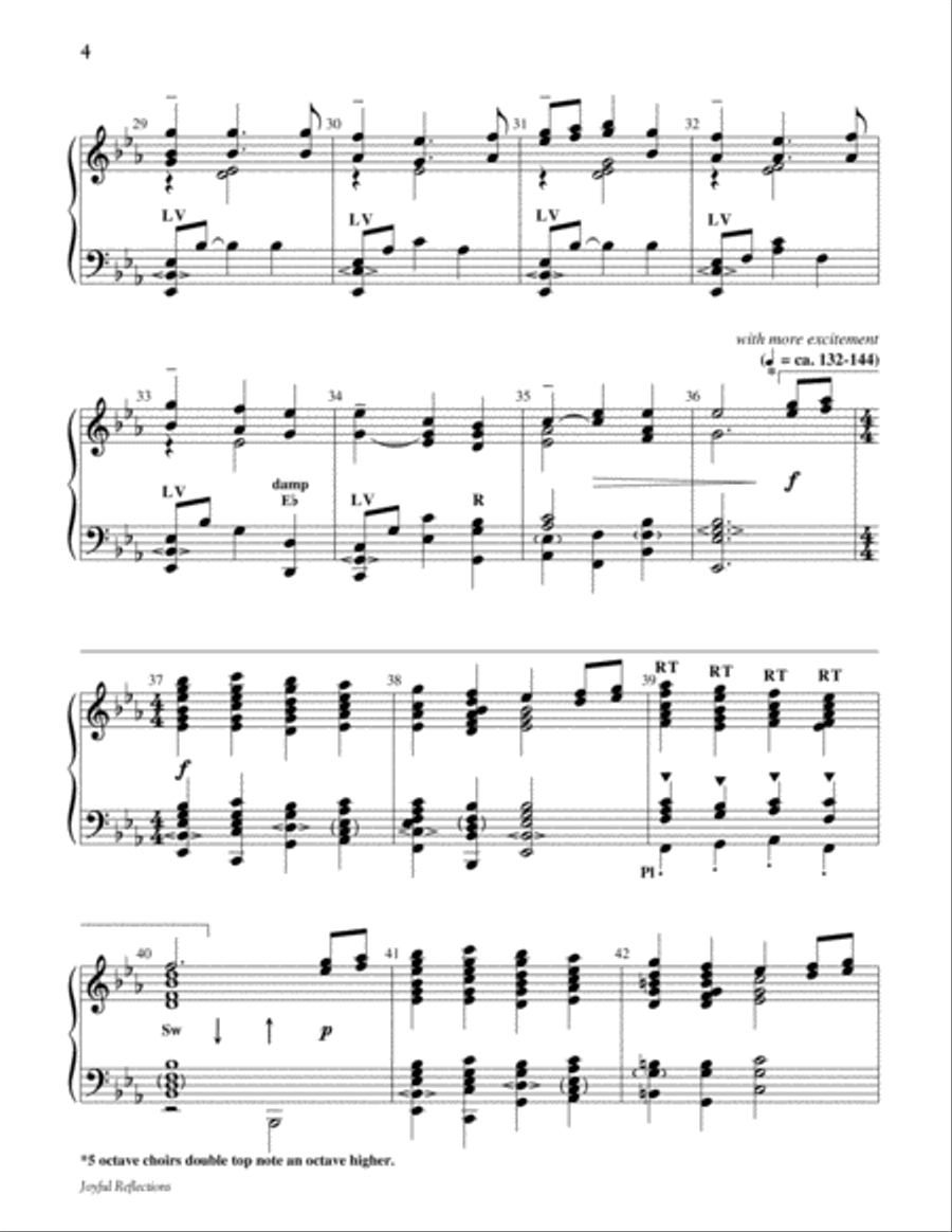 Joyful Reflections 5-Octaves scores gallery preview page 4