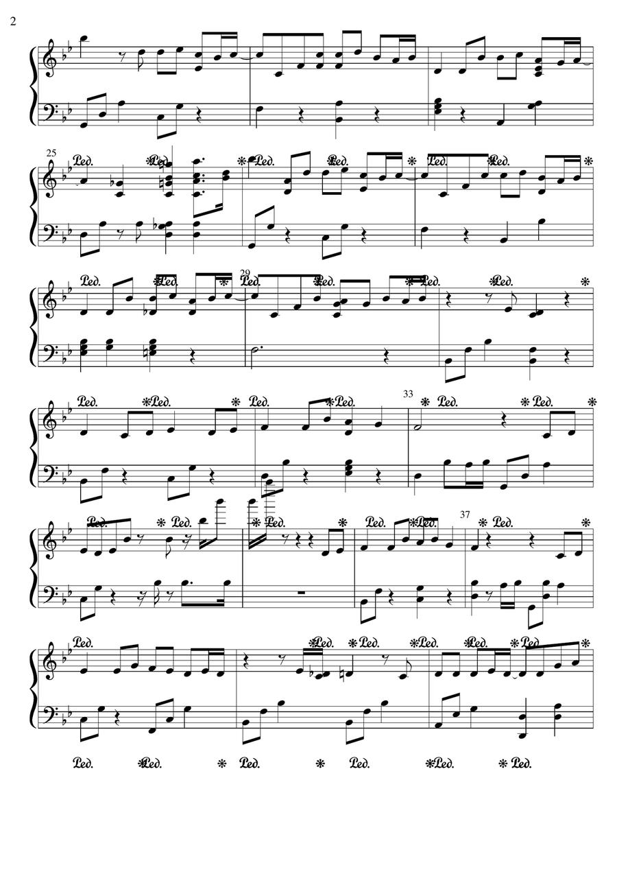 Rồi một mai Piano Solo scores gallery preview page 2