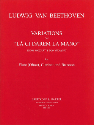 Variations on "La ci darem la mano" from Mozart's "Don Giovanni" WoO 28