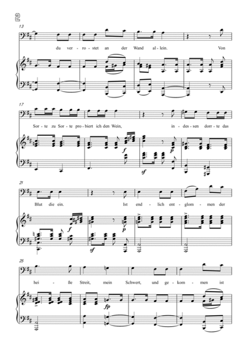 Schumann-Der leidige Frieden,Op.117 No.2 in b minor