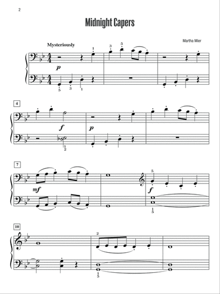 Center Stage, Book 1 Easy Piano scores gallery preview page 6