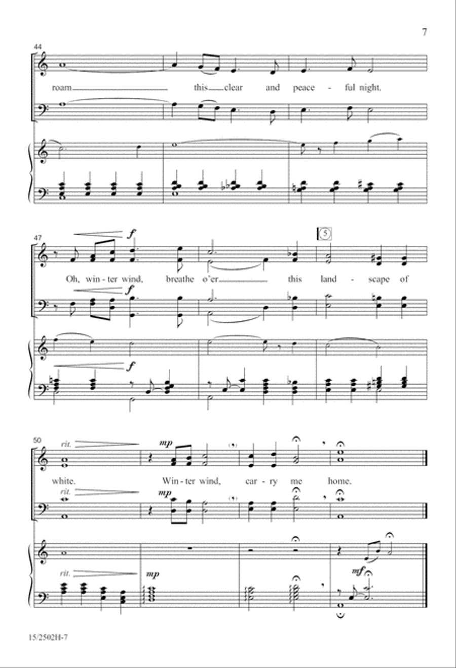 Winter Wind Winter Wind 4-Part scores gallery preview page 8