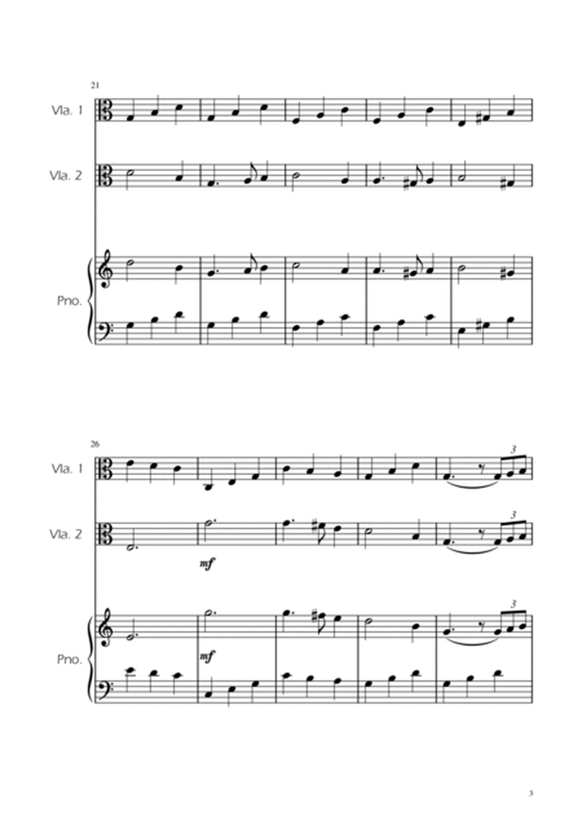 Greensleeves - Viola Duet w/ Piano image number null