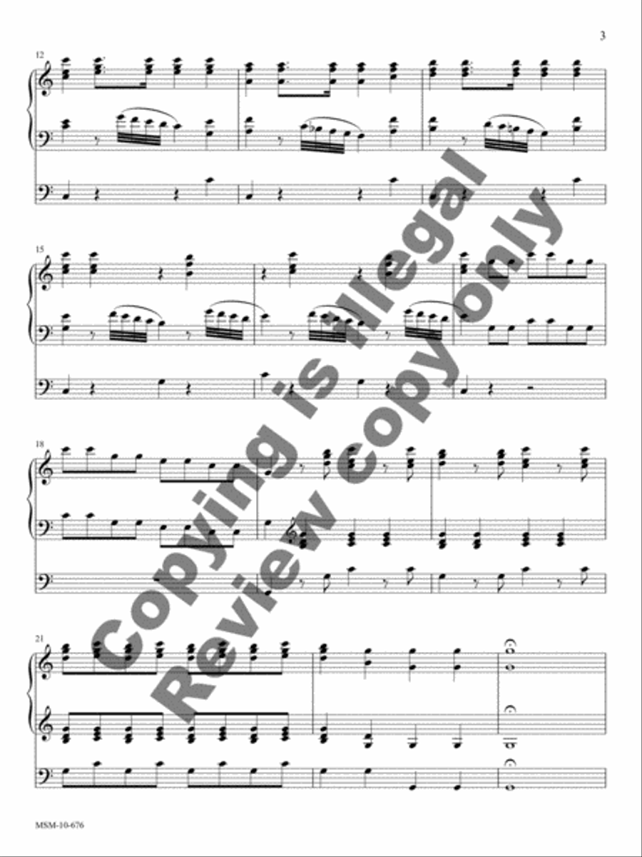 Symphony No. 41 (Jupiter K551) Organ scores gallery preview page 4