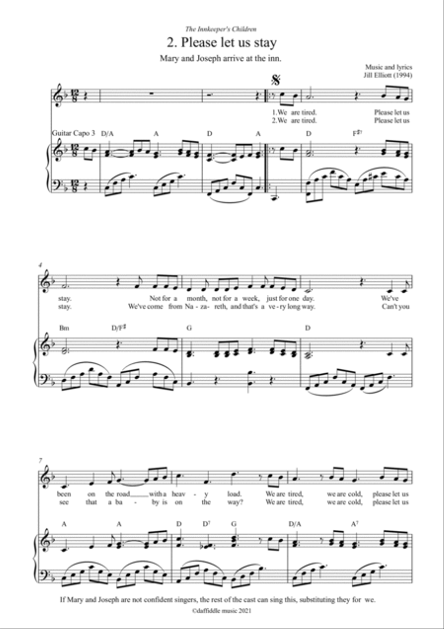 The Innkeeper's Children Voice scores gallery preview page 4