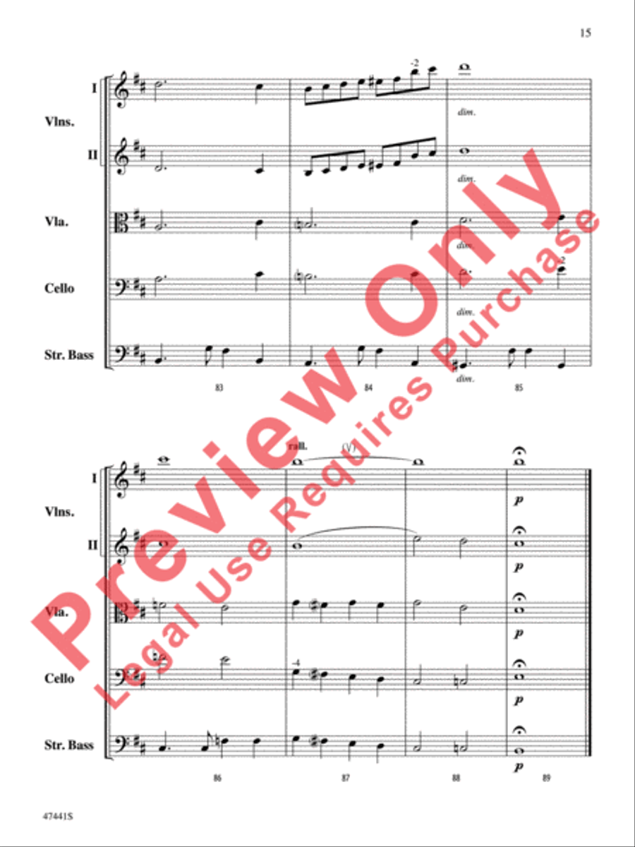 Milonga del Angel String Orchestra scores gallery preview page 16