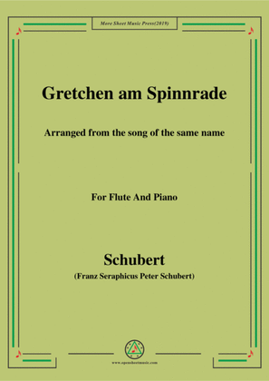 Schubert-Gretchen am Spinnrade,for Flute and Piano