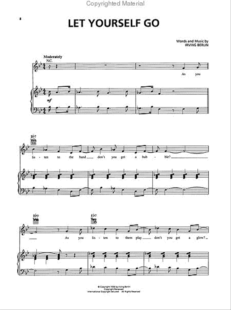 White Christmas Piano, Vocal scores gallery preview page 3