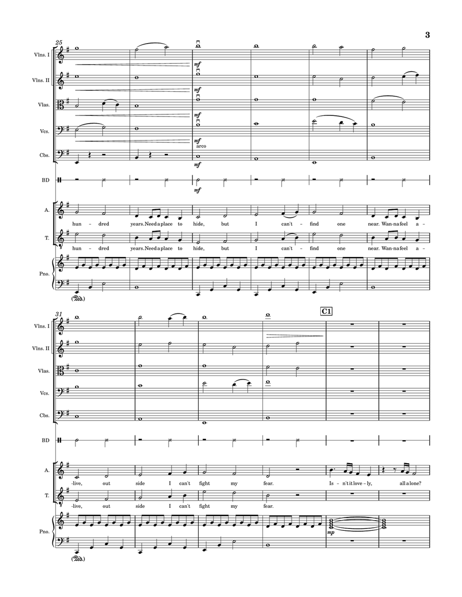 Lovely String Orchestra scores gallery preview page 3