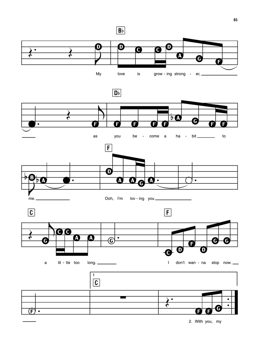 I've Been Loving You Too Long Electronic Keyboard scores gallery preview page 2