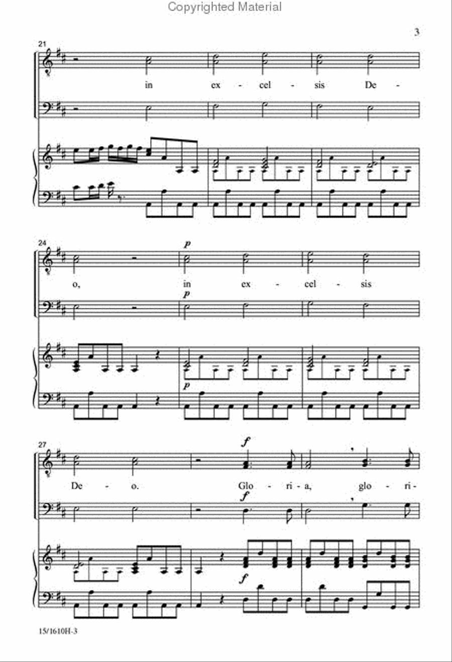 Gloria in Excelsis Deo TTB scores gallery preview page 4