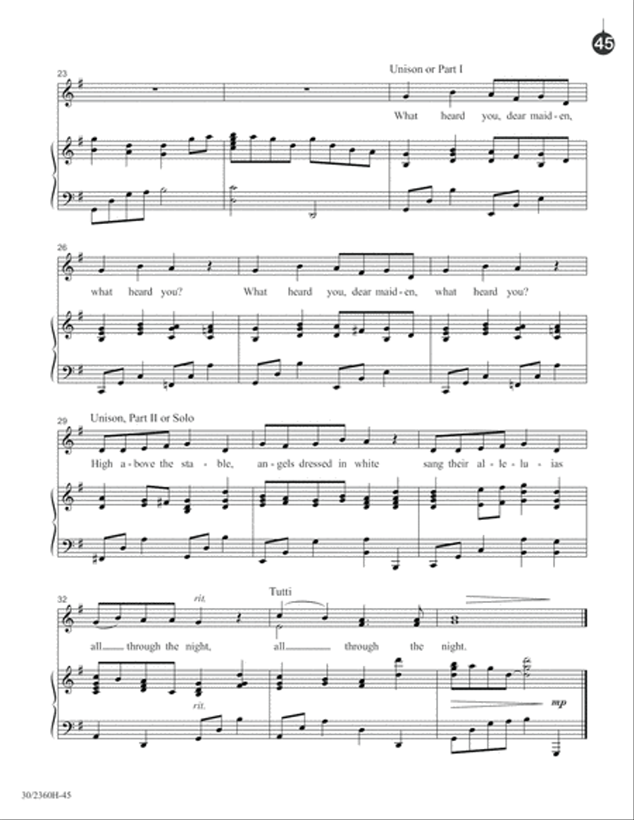 It's Christmas Everywhere! Unison Choir scores gallery preview page 46