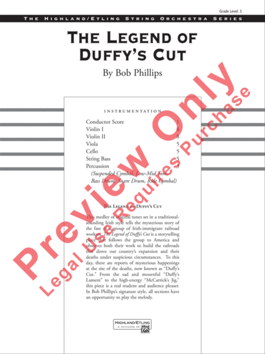 The Legend of Duffy's Cut