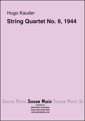 String Quartet No. 9, 1944