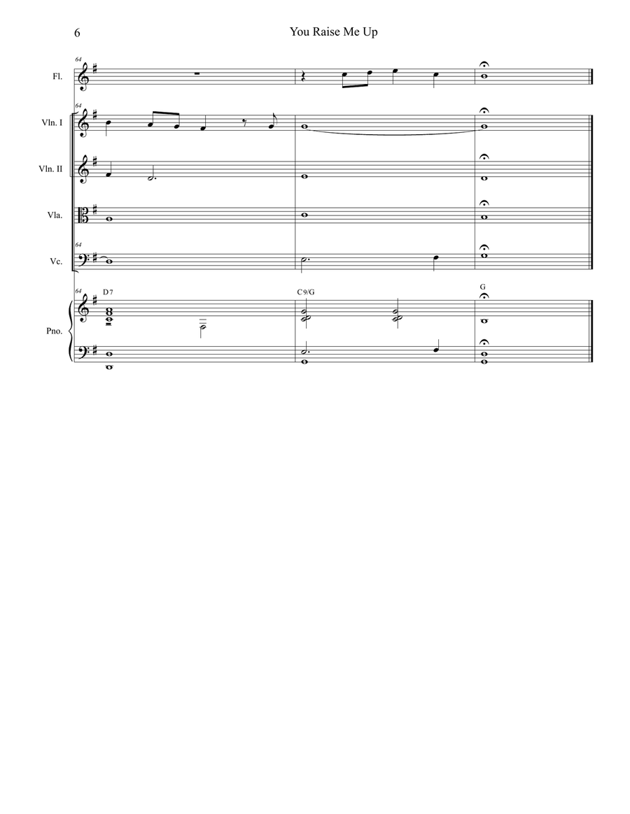 You Raise Me Up You Raise Me Up String Quartet scores gallery preview page 6