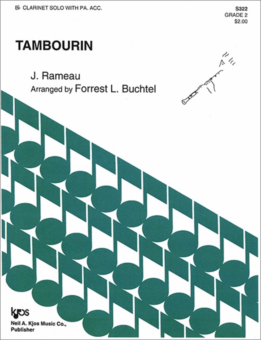 Tambourin Clarinet Solo scores gallery preview page 1