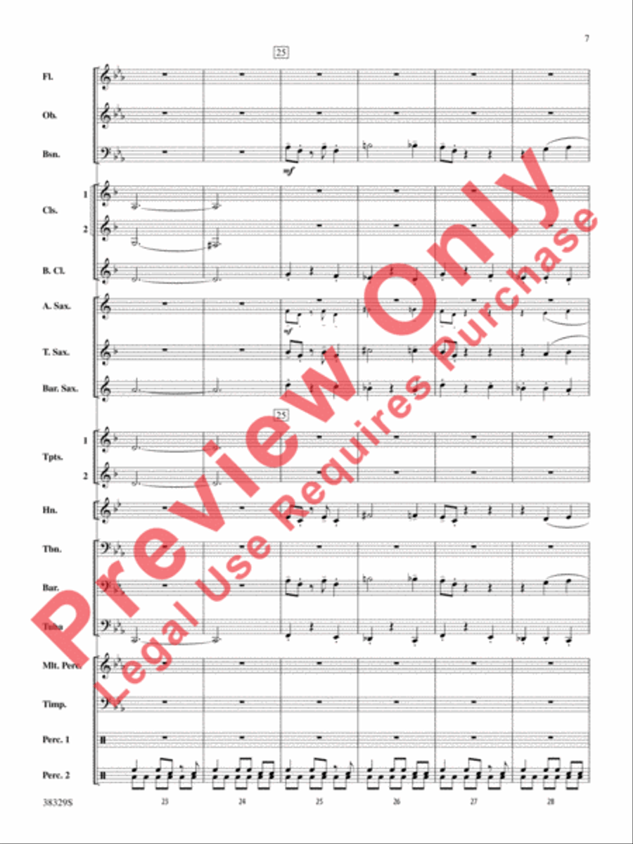 The Chase The Chase Concert Band scores gallery preview page 7