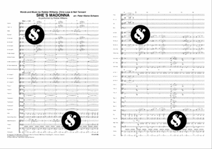 She's Madonna Concert Band scores gallery preview page 2