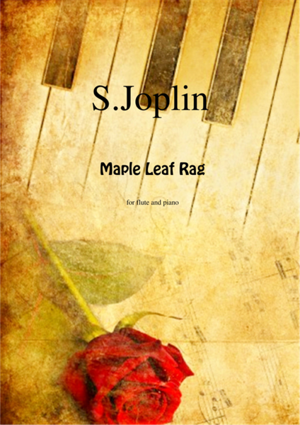 Maple Leaf Rag by Scott Joplin, transcription for flute and piano
