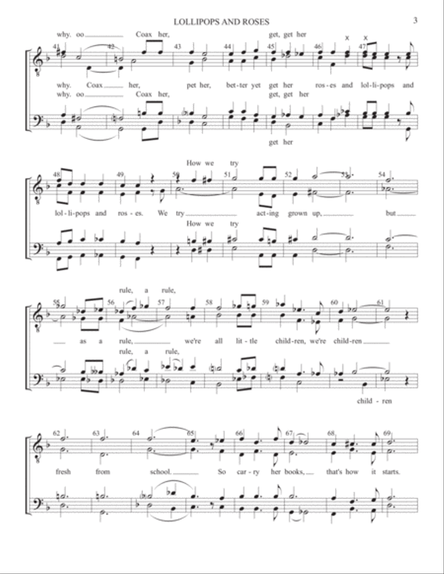 Lollipops And Roses Small Ensemble scores gallery preview page 3