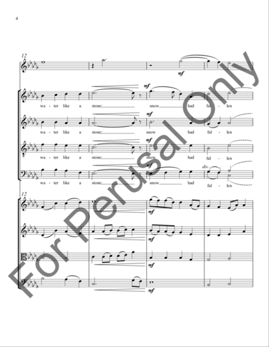 In the Bleak Midwinter (String Ensemble Score/Parts) Choir scores gallery preview page 5