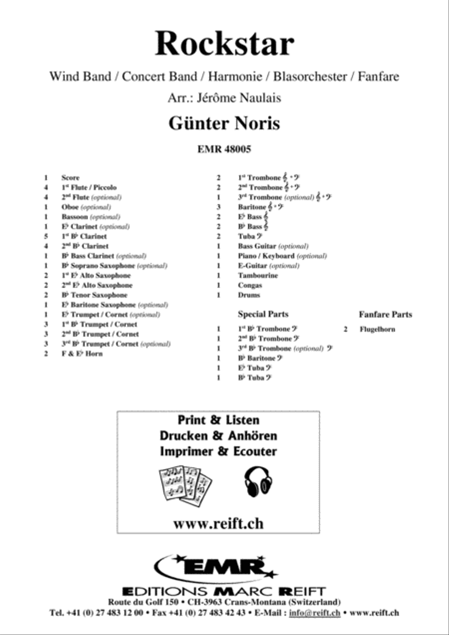 Rockstar Concert Band scores gallery preview page 2