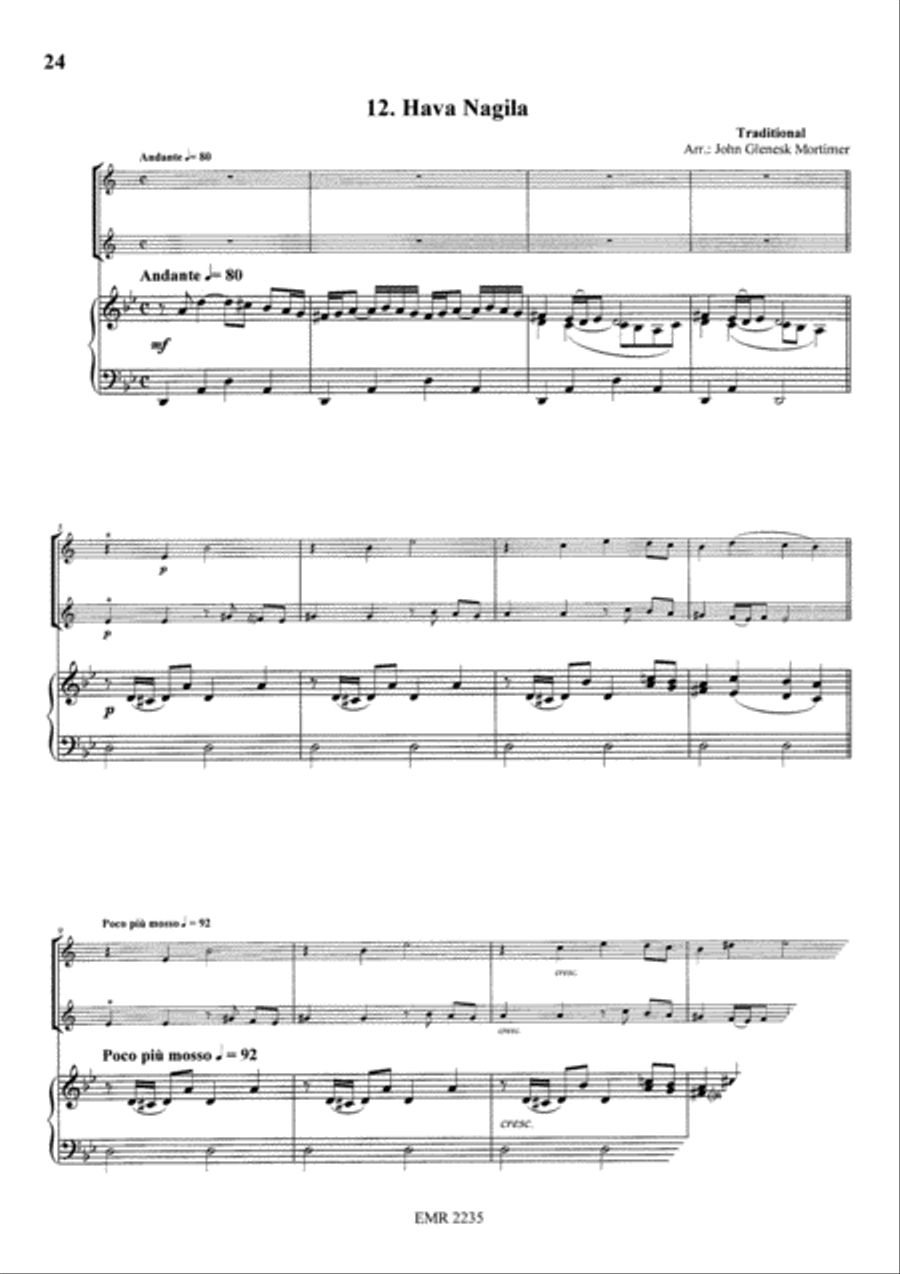 Duos Vol. 2 Clarinet Duet scores gallery preview page 14