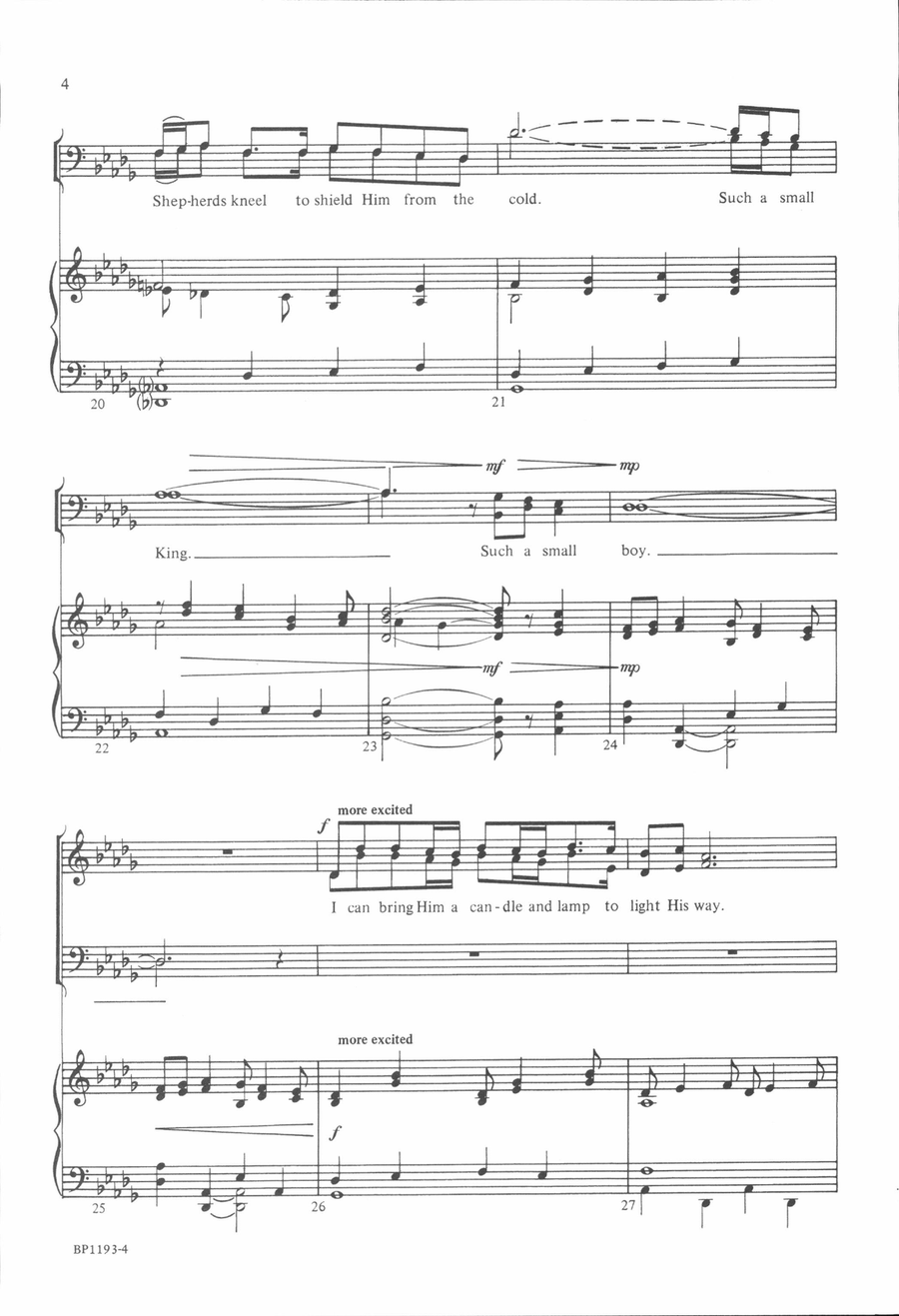 Such a Small King Such a Small King 4-Part scores gallery preview page 4