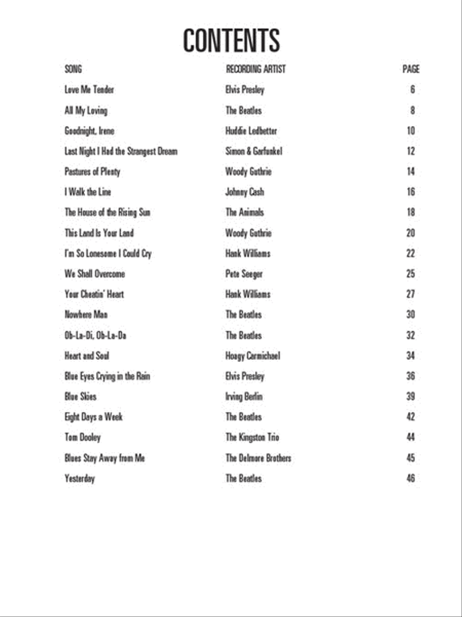 Easy Songs for Ukulele Ukulele scores gallery preview page 5