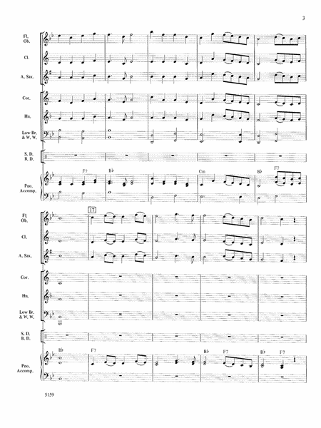 Mozart Serenade and Dance: Score
