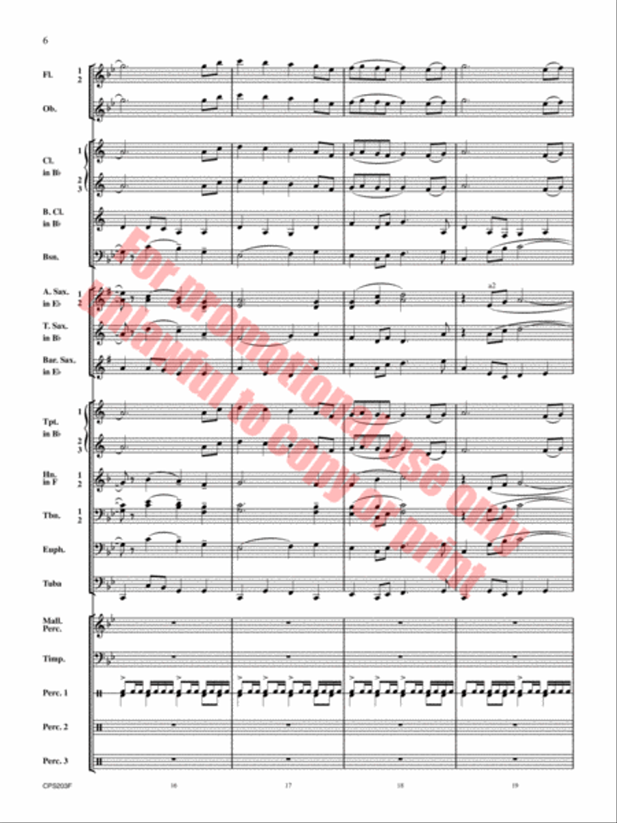 Red Hills Saga Concert Band scores gallery preview page 7
