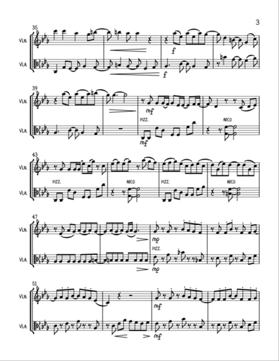 We Don't Talk About Bruno String Duet scores gallery preview page 3