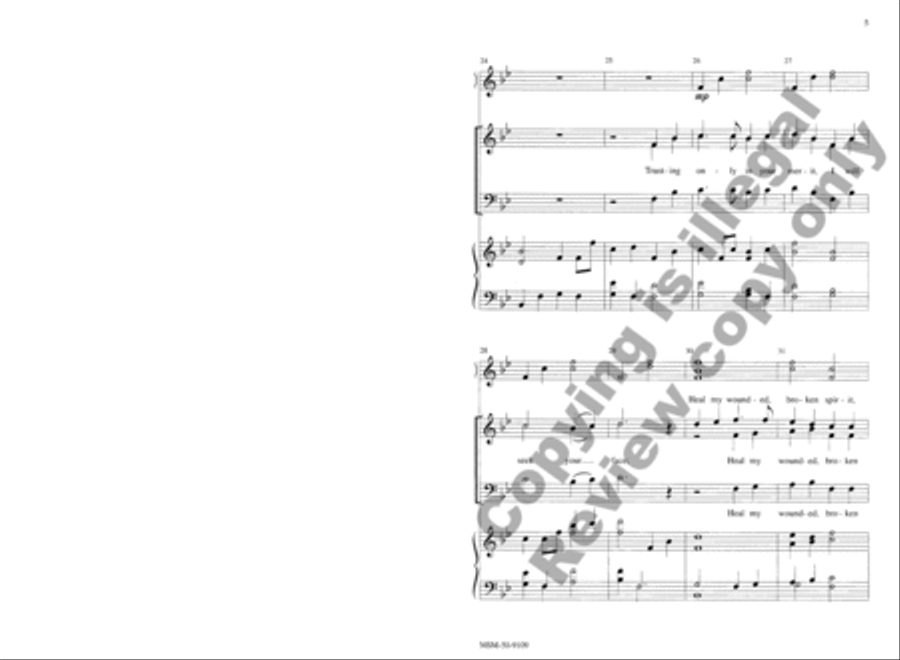 O Gentle Savior 3-Part scores gallery preview page 5