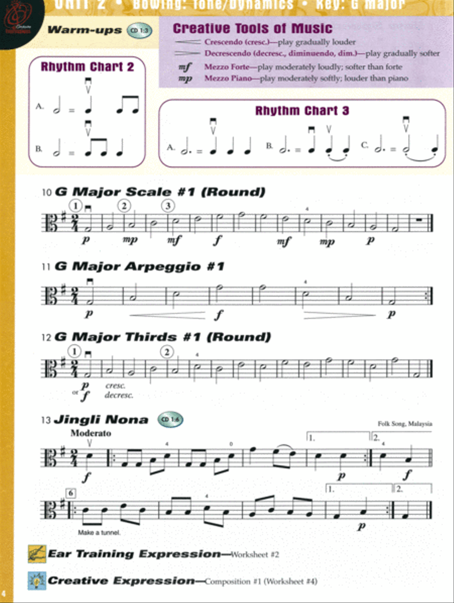 Orchestra Expressions: Student Edition, Book Two - Viola Orchestra Expressions: Student Edition, Book Two - Viola Chamber Orchestra scores gallery preview page 2
