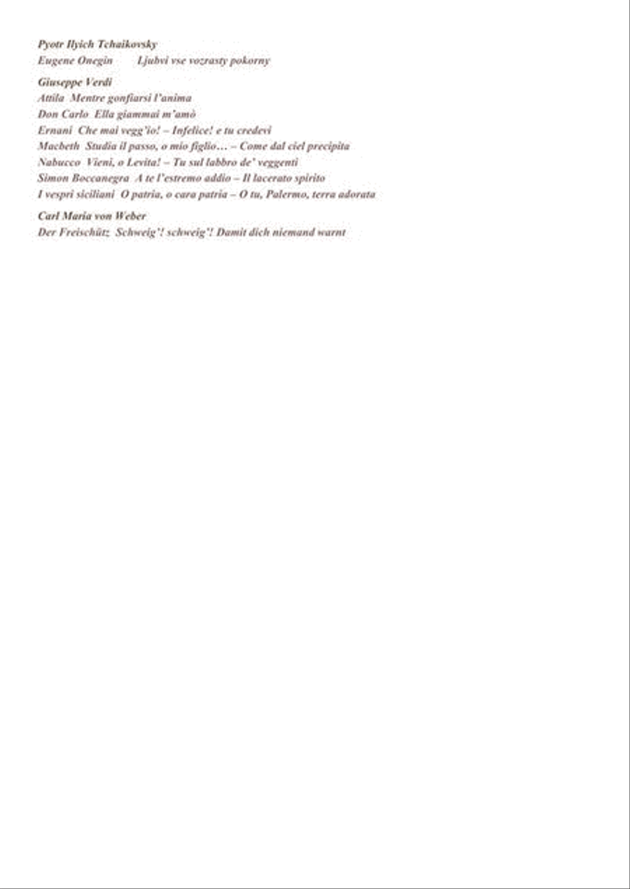 Ricordi Opera Anthology Ricordi Opera Anthology Voice scores gallery preview page 5