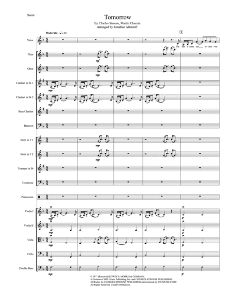 Tomorrow Large Ensemble scores gallery preview page 2