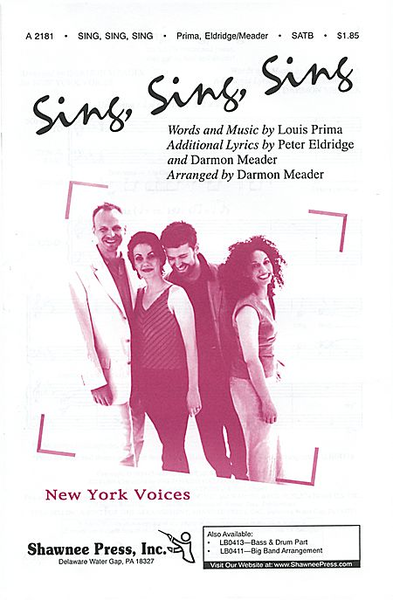 Sing, Sing, Sing by Louis Prima Choir - Sheet Music