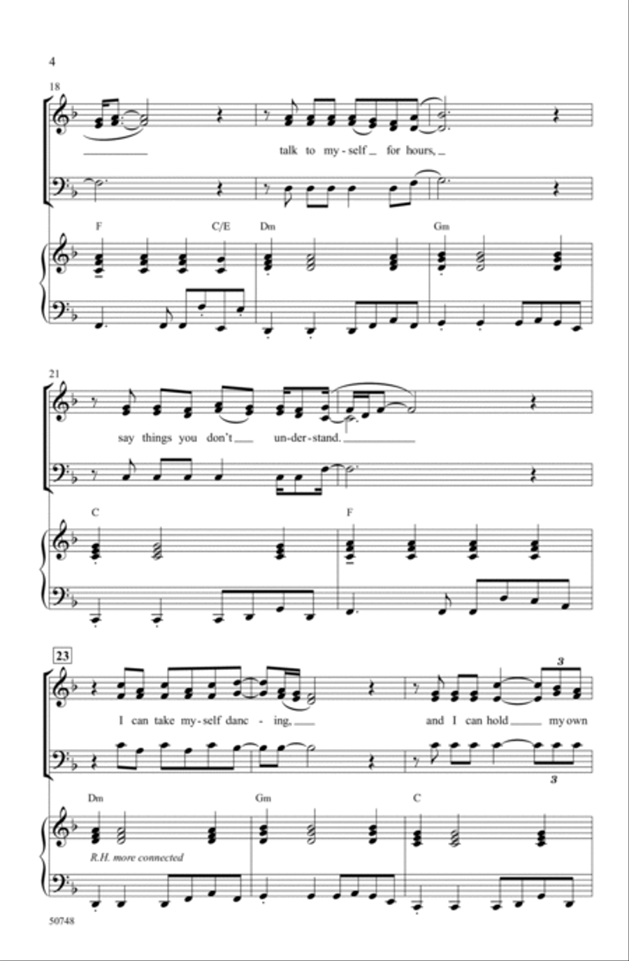Flowers Flowers Choir scores gallery preview page 3