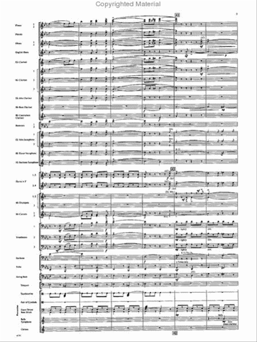 Funiculi, Funicula Concert Band scores gallery preview page 8