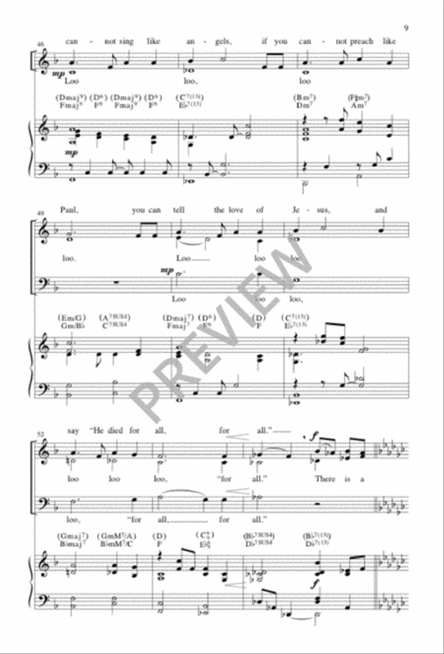 There Is a Balm in Gilead 3-Part scores gallery preview page 8