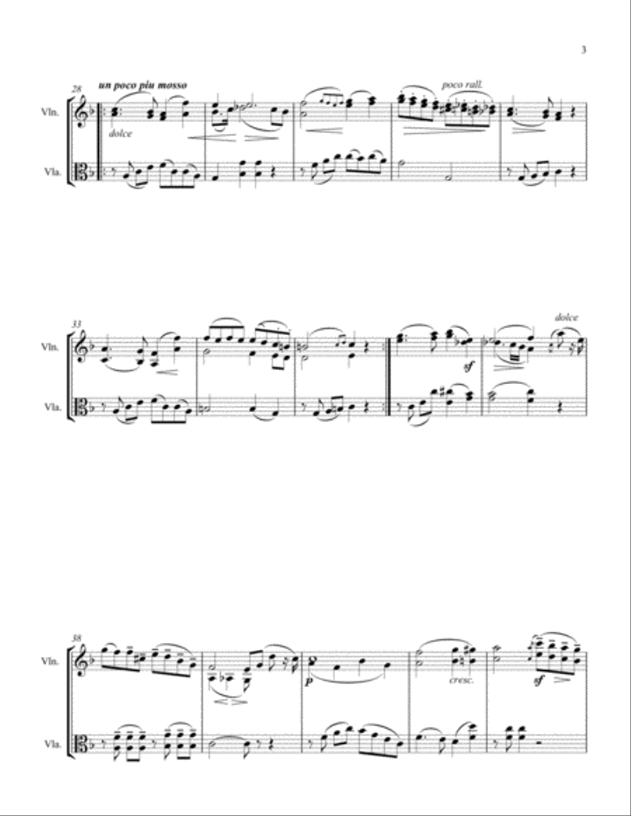 Artists' Studies Op. 58 #38 String Duet scores gallery preview page 3