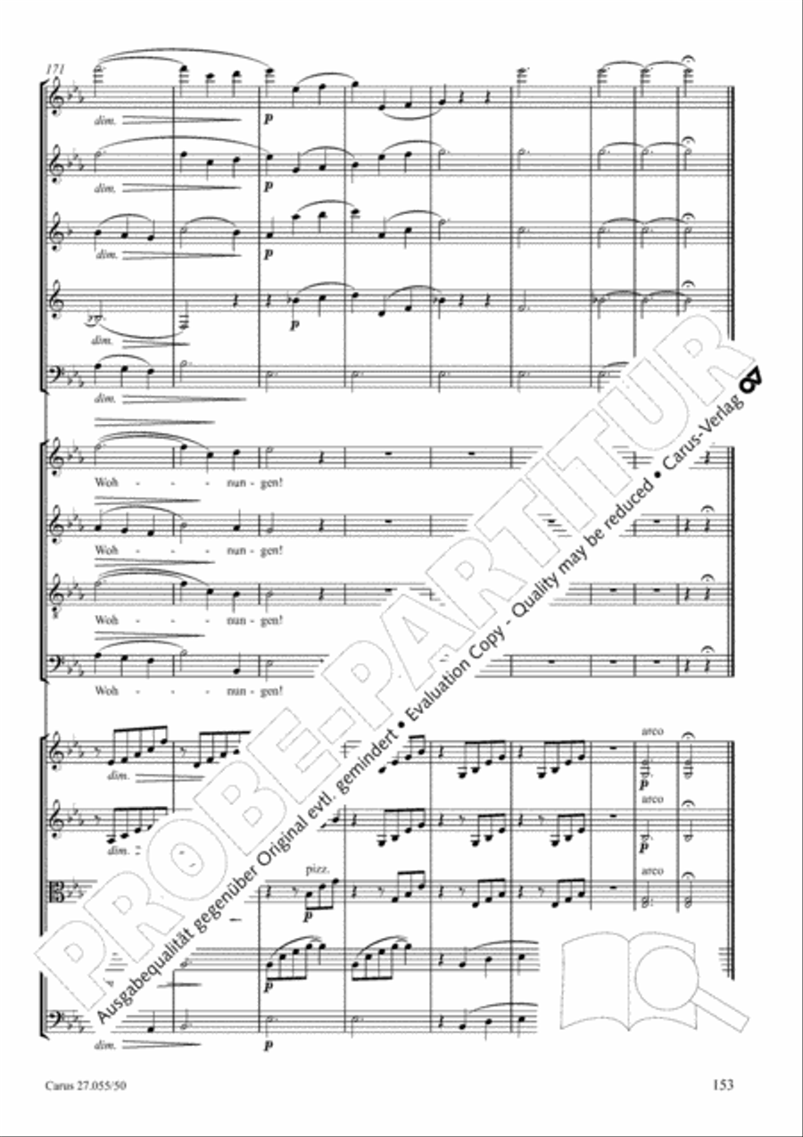 Ein Deutsches Requiem (German Requiem) 4-Part scores gallery preview page 160