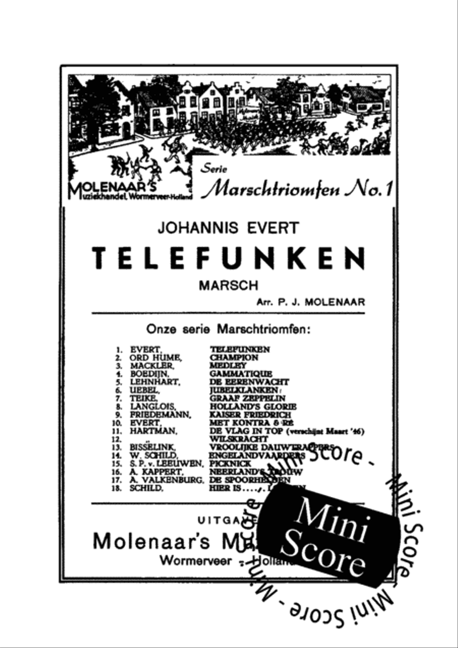 Telefunken Telefunken Fanfare Band scores gallery preview page 3