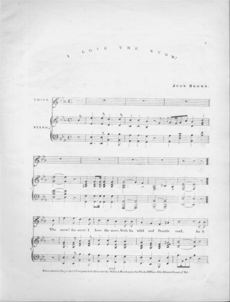 I Love The Snow Voice scores gallery preview page 2