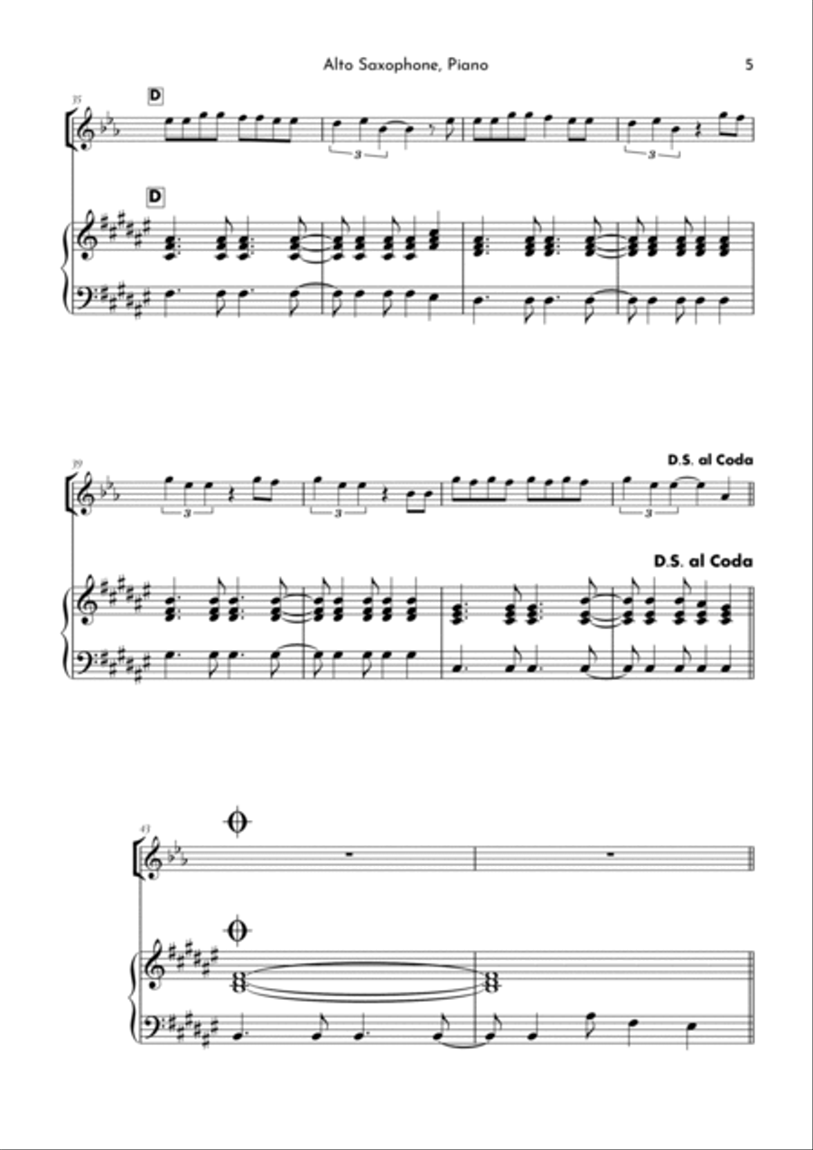 305 305 Alto Saxophone scores gallery preview page 5