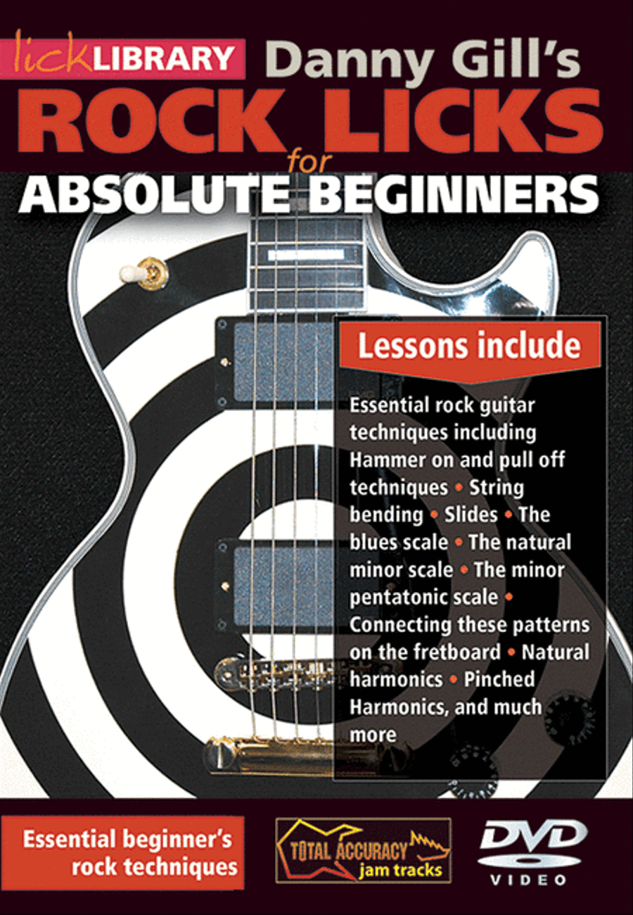 Rock Licks for Absolute Beginners Guitar Tablature scores gallery preview page 1