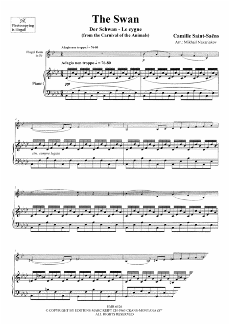 The Swan Flugelhorn scores gallery preview page 3